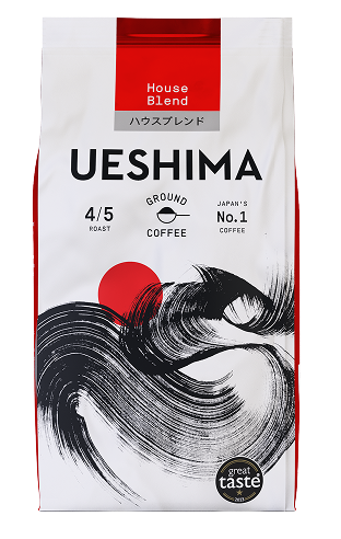 Ueshima House Blend ground coffee bag